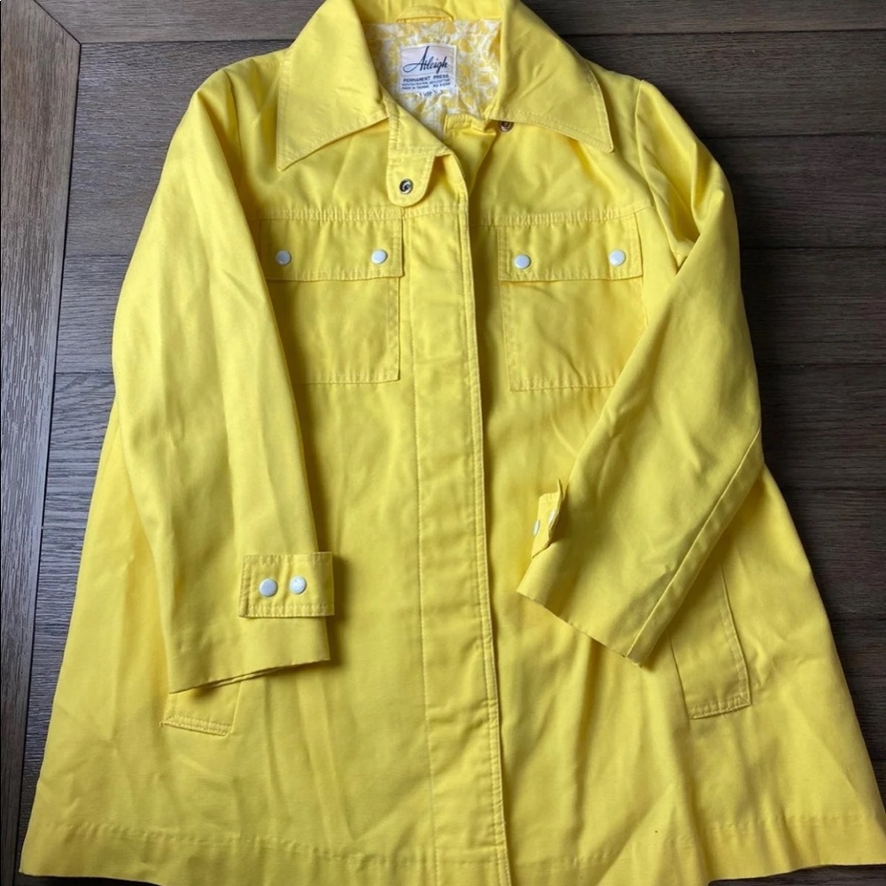Atleigh Petite Yellow Coat